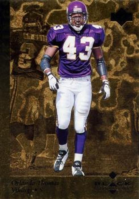 Orlando Thomas 1997 Upper Deck Black Diamond #64 Gold RAW