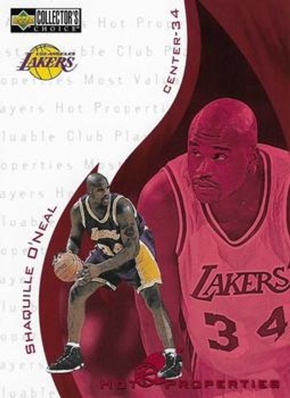 Shaquille O'Neal 1997 Collector's Choice #H3 Hot Properties RAW