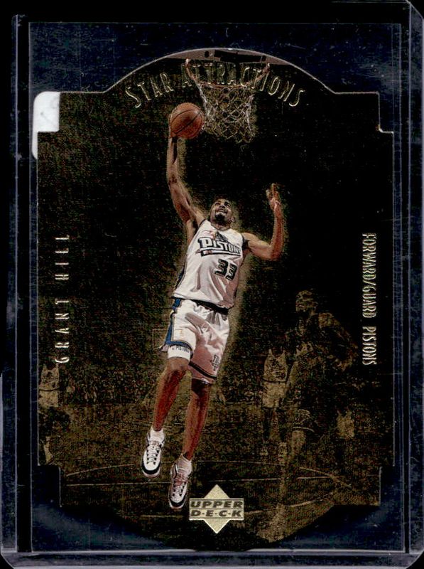 Grant Hill 1997 Collector's Choice #SA17 Star Attractions - Gold RAW