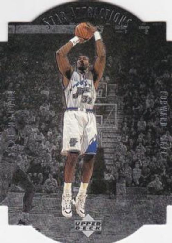 Karl Malone 1997 Collector's Choice #SA3 Star Attractions RAW