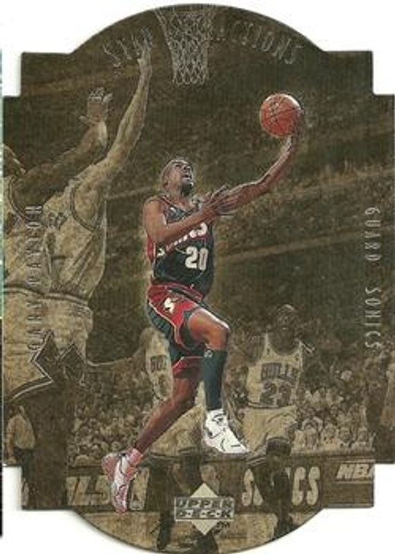 Gary Payton 1997 Collector's Choice #SA14 Star Attractions - Gold RAW