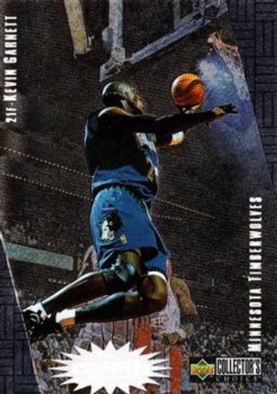 Kevin Garnett 1997 Collector's Choice #R16 You Crash the Game Scoring Exchange RAW