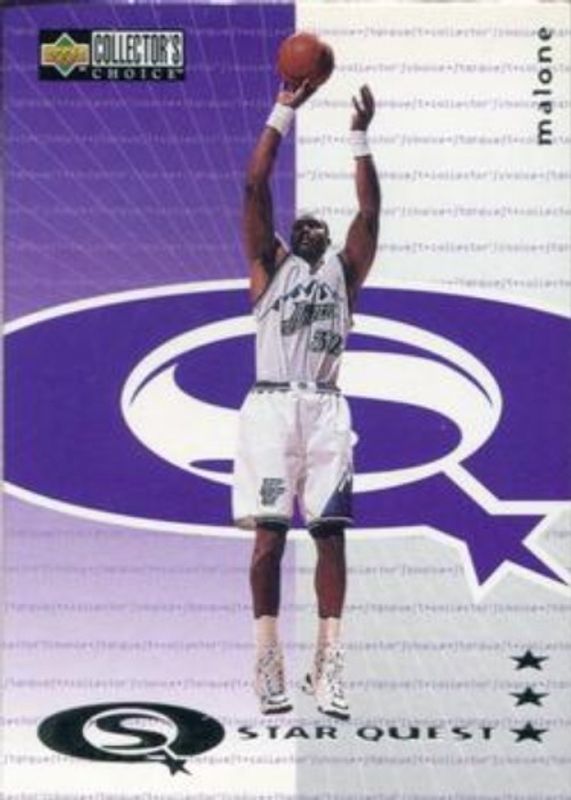 Karl Malone 1997 Collector's Choice #SQ71 StarQuest RAW