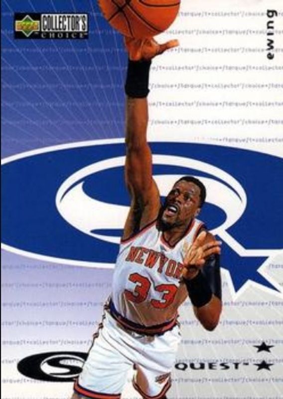 Patrick Ewing 1997 Collector's Choice #SQ154 StarQuest RAW
