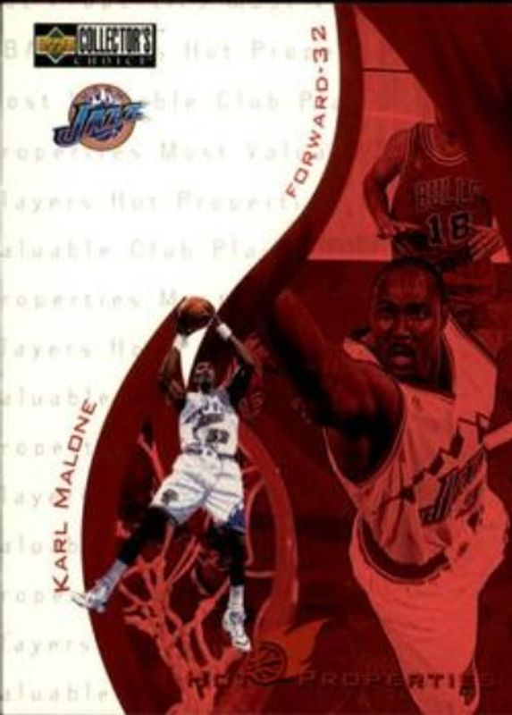 Karl Malone 1997 Collector's Choice #382 Base RAW