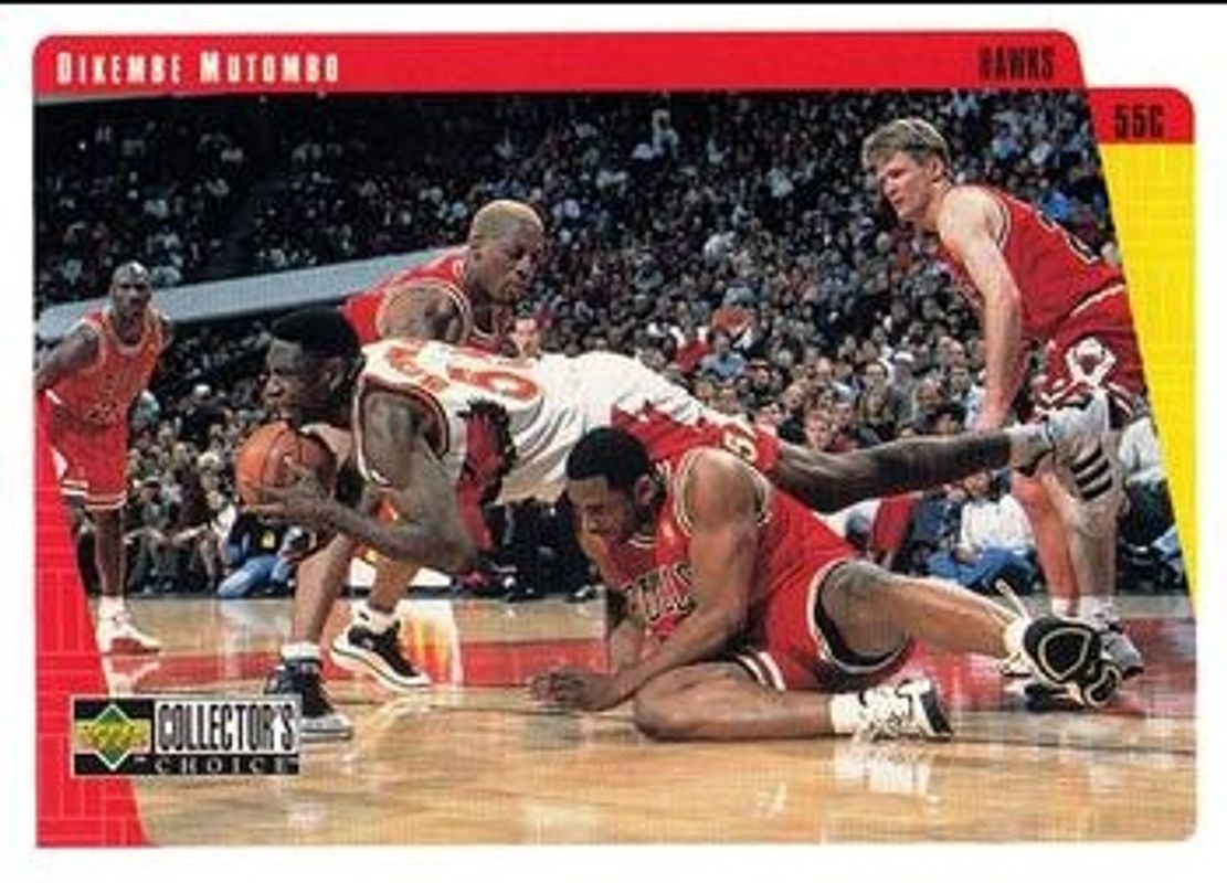 Dikembe Mutombo 1997 Collector's Choice #2 Base RAW