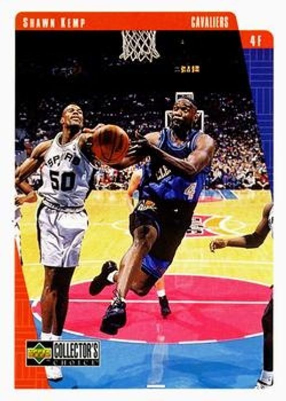 Shawn Kemp 1997 Collector's Choice #222 Base RAW