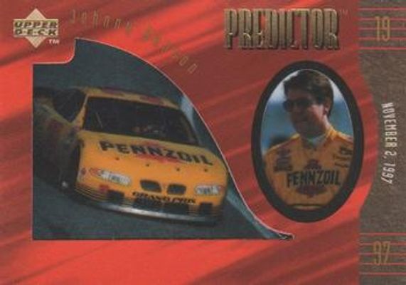 1997 Upper Deck Road to the Cup #PR24 Predictor Plus Cels Exchange