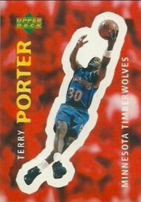 1997 Upper Deck NBA Stickers (European) #76 Base