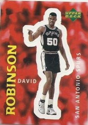 1997 Upper Deck NBA Stickers (European) #123 Base