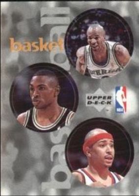 1997 Upper Deck NBA Stickers (European) #9-/-115-/-276 Base