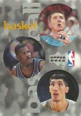 1997 Upper Deck NBA Stickers (European) #156-/-232-/-326 Base