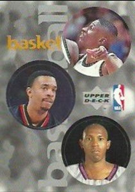 1997 Upper Deck NBA Stickers (European) #75-/-171-/-318 Base