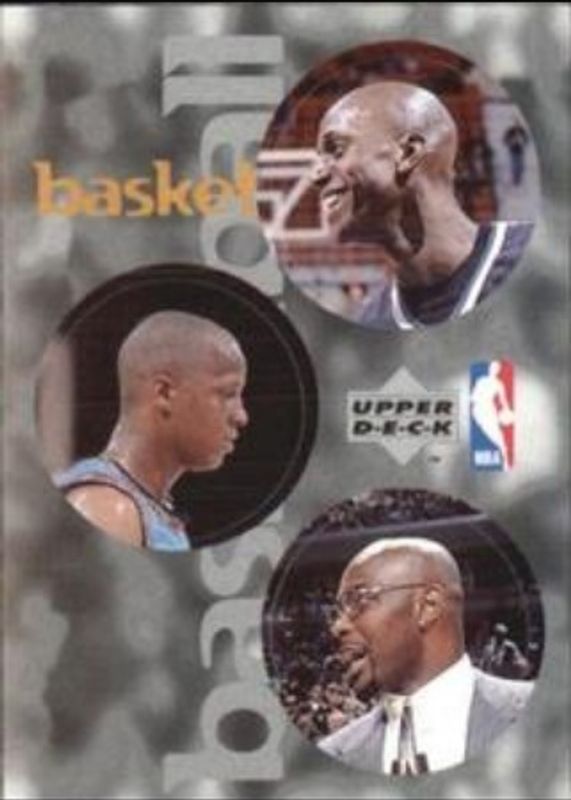 1997 Upper Deck NBA Stickers (European) #72-/-155-/-294 Base