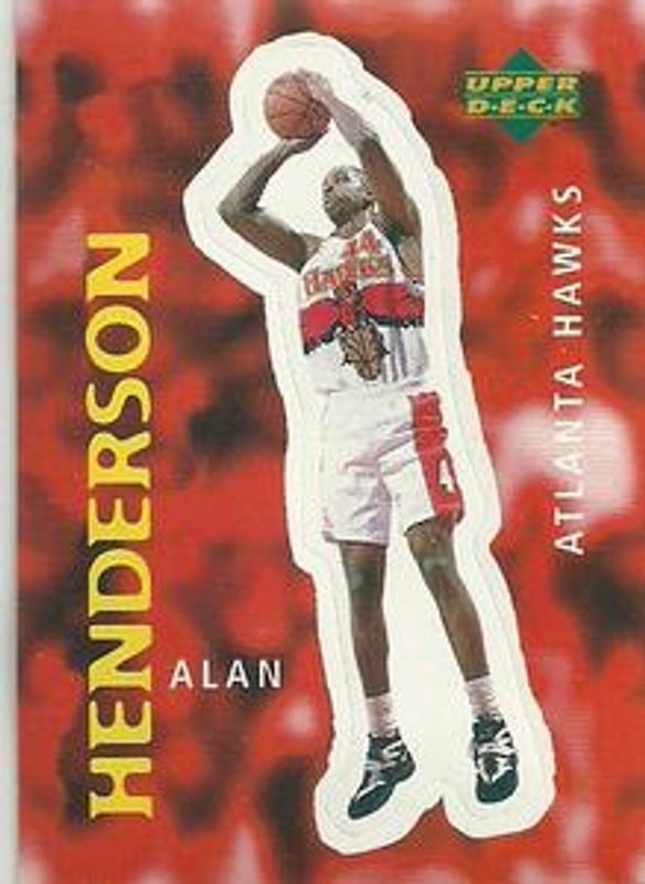 1997 Upper Deck NBA Stickers (European) #176 Base