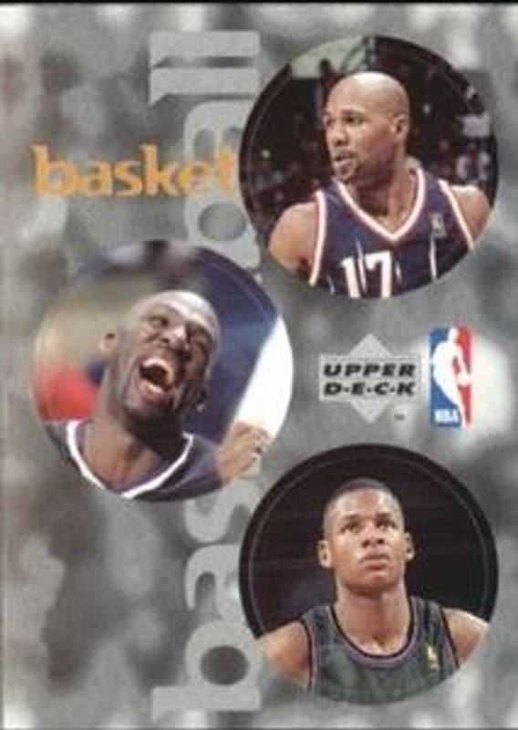 1997 Upper Deck NBA Stickers (European) #44-/-110-/-257 Base