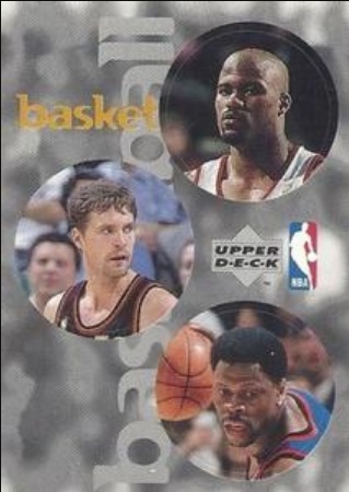 Christian Laettner / Isaiah Rider / Patrick Ewing Basketball Cards