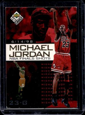 1998 Upper Deck Choice Preview #10 Michael Jordan NBA Finals Shots