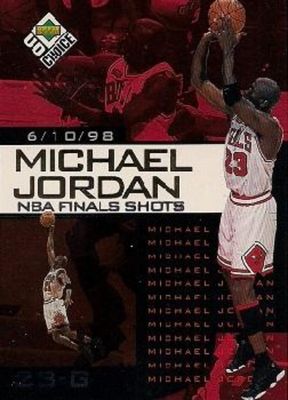 1998 Upper Deck Choice Preview #4 Michael Jordan NBA Finals Shots