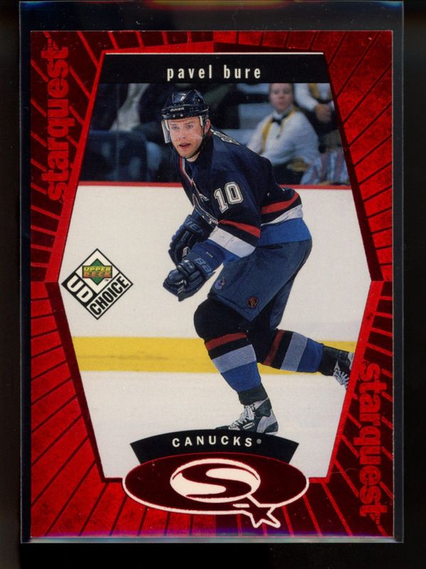 Pavel Bure 1998 Upper Deck UD Choice #SQ2 StarQuest Red RAW