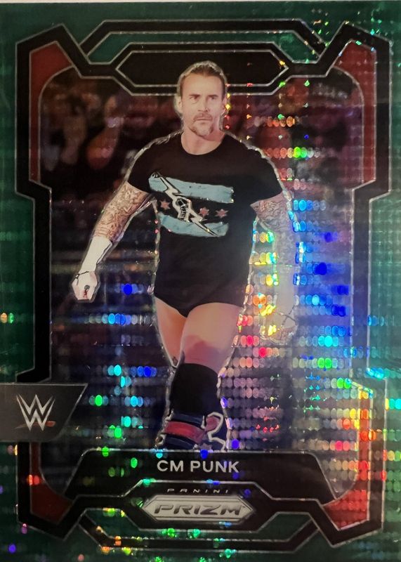 2024 Prizm WWE #122 Green Pulsar /25