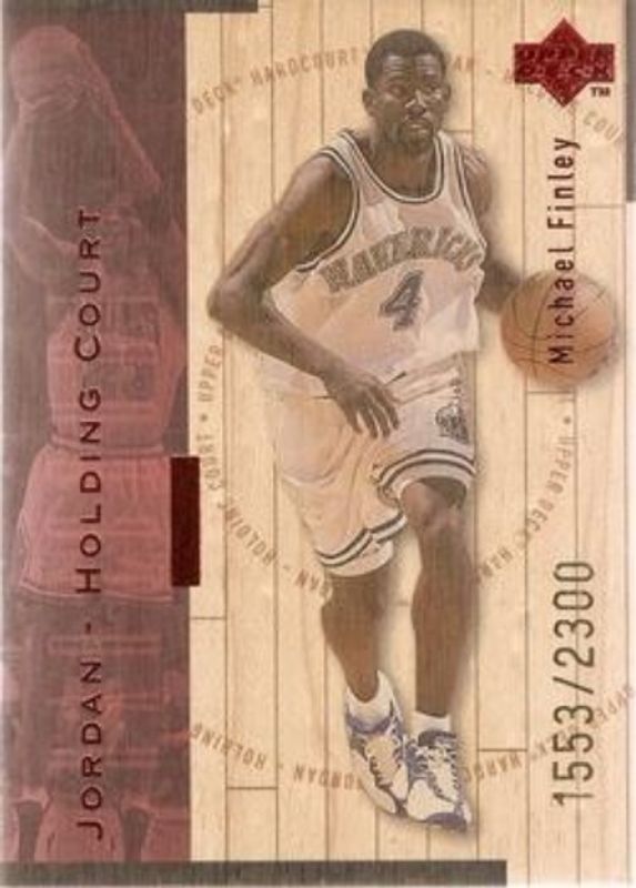 1998 Upper Deck Hardcourt #J6 Jordan Holding Court Red /2300