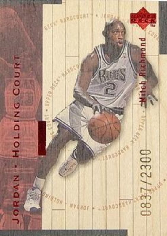 1998 Upper Deck Hardcourt #J23 Jordan Holding Court Red /2300