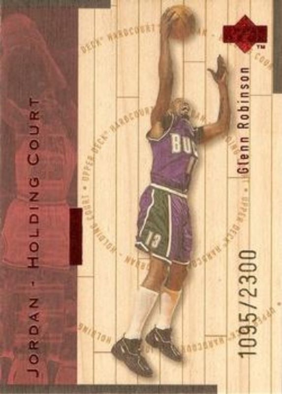 1998 Upper Deck Hardcourt #J15 Jordan Holding Court Red /2300