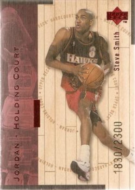 1998 Upper Deck Hardcourt #J1 Jordan Holding Court Red /2300