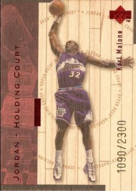 1998 Upper Deck Hardcourt #J27 Jordan Holding Court Red /2300