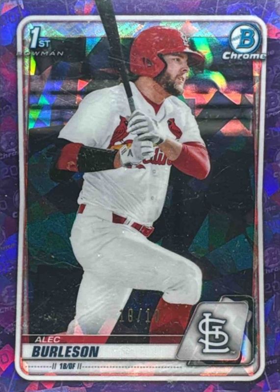 2020 Bowman Draft Sapphire Edition #BD-45 Chrome - Purple /10 (1st)