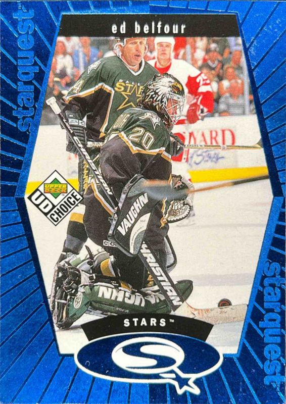 Ed Belfour 1998 Upper Deck UD Choice #SQ17 StarQuest Blue RAW