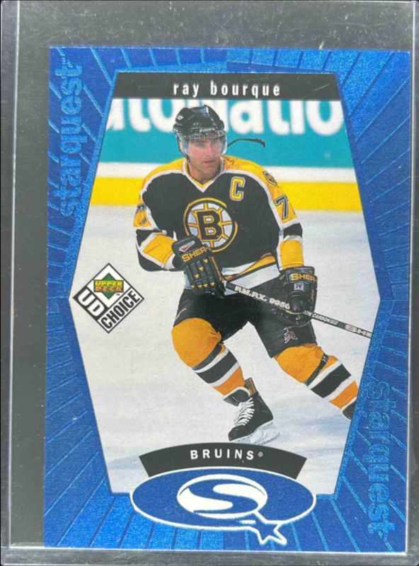 Ray Bourque 1998 Upper Deck UD Choice #SQ21 StarQuest Blue RAW
