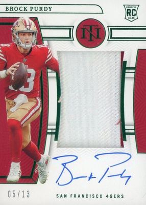 2022 National Treasures #200 Rookie Patch Auto - Green Jersey Number (/13)