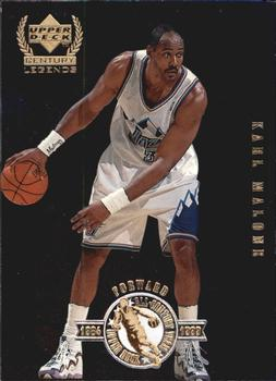 UPPER DECK Karl Malone コレクターウエア Karl Malone 1998 Upper Deck Century Legends #A10 All Century Team