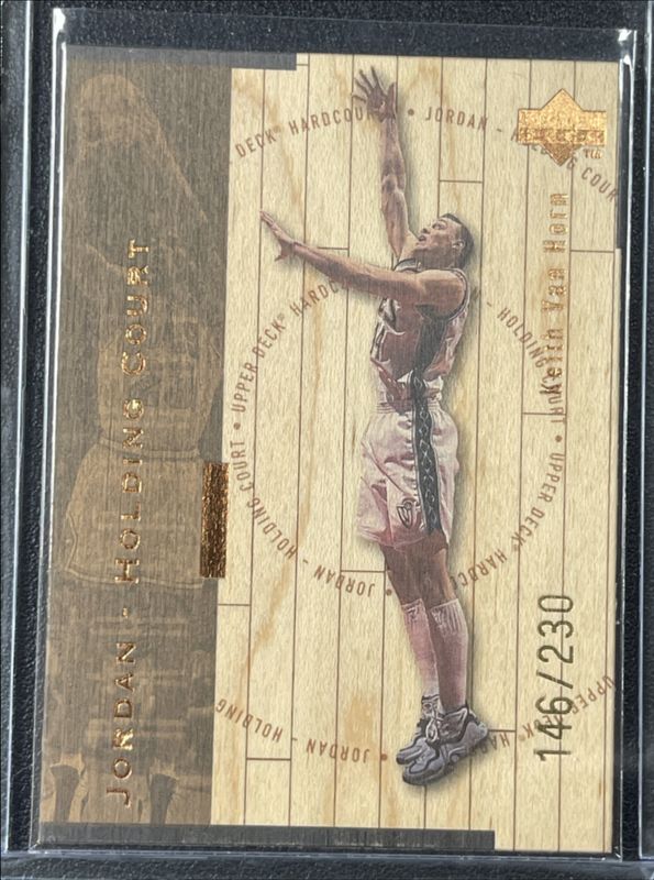 1998 Upper Deck Hardcourt #J17 Jordan Holding Court Bronze /230