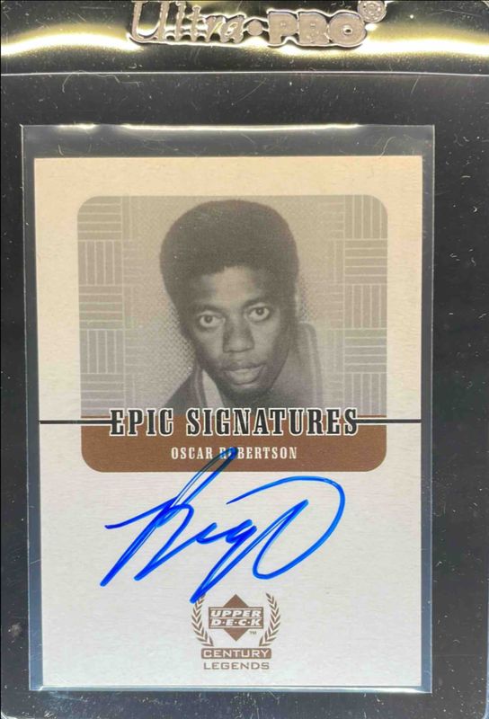 1998 Upper Deck Century Legends #OR Epic Signatures