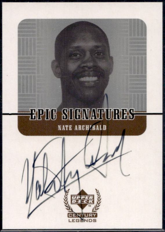 1998 Upper Deck Century Legends #NA Epic Signatures