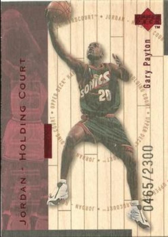 1998 Upper Deck Hardcourt #J25 Jordan Holding Court Red /2300