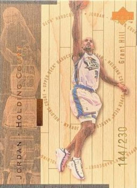 1998 Upper Deck Hardcourt #J8 Jordan Holding Court Bronze /230