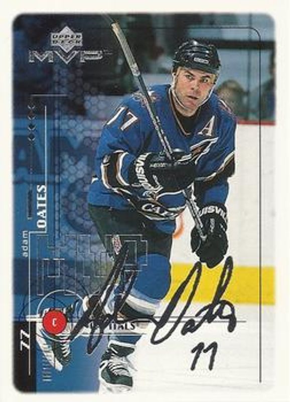 Adam Oates 1998 Upper Deck MVP #212 Silver Script RAW