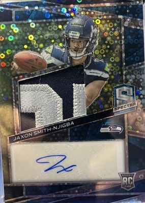 2023 Spectra #217 Rookie Patch Auto - Neon Blue /50