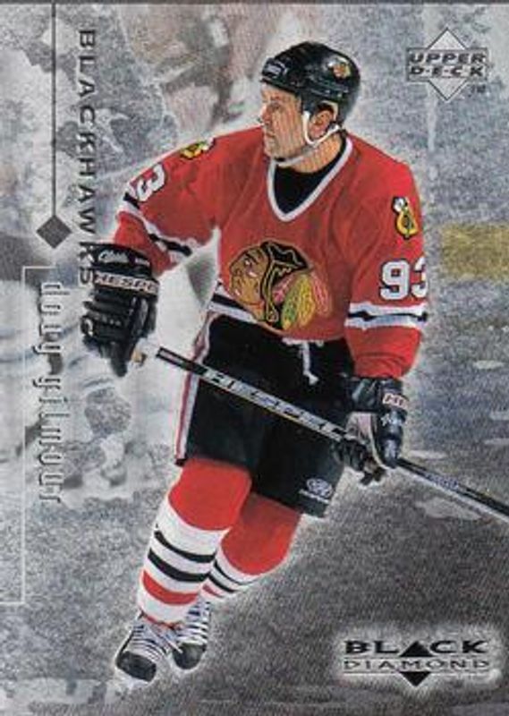 Doug Gilmour 1998 UD Black Diamond #18 Base RAW