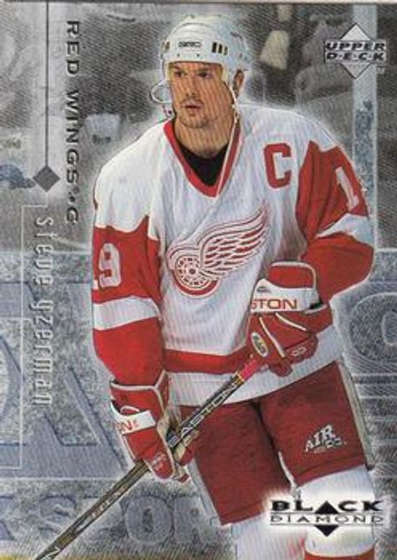 Steve Yzerman 1998 UD Black Diamond #30 Base RAW