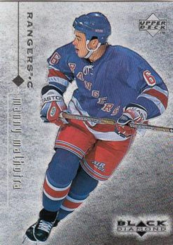 Manny Malhotra 1998 UD Black Diamond #57 Base Rookie RAW