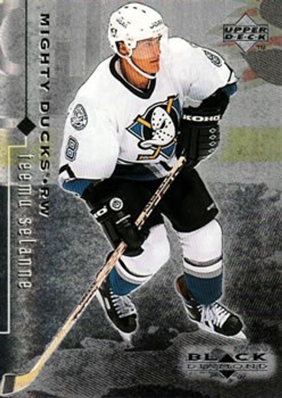 Teemu Selanne 1998 UD Black Diamond #2 Base RAW