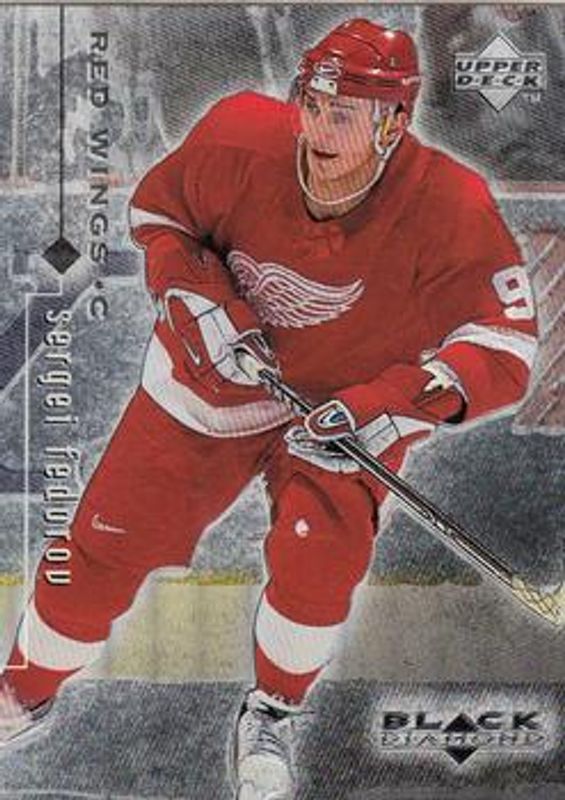 Sergei Fedorov 1998 UD Black Diamond #29 Base RAW