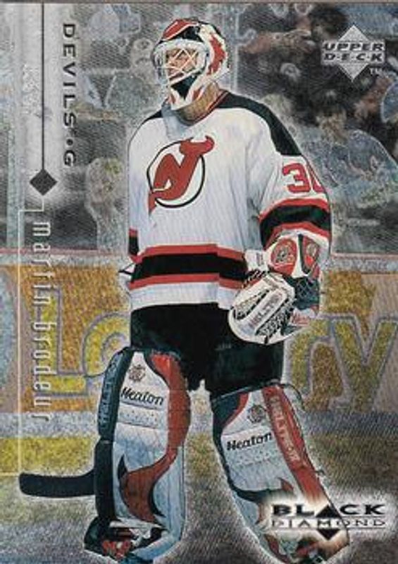Martin Brodeur 1998 UD Black Diamond #50 Base RAW