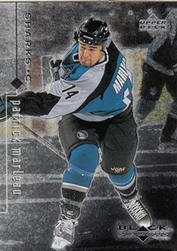 Patrick Marleau 1998 UD Black Diamond #72 Base RAW