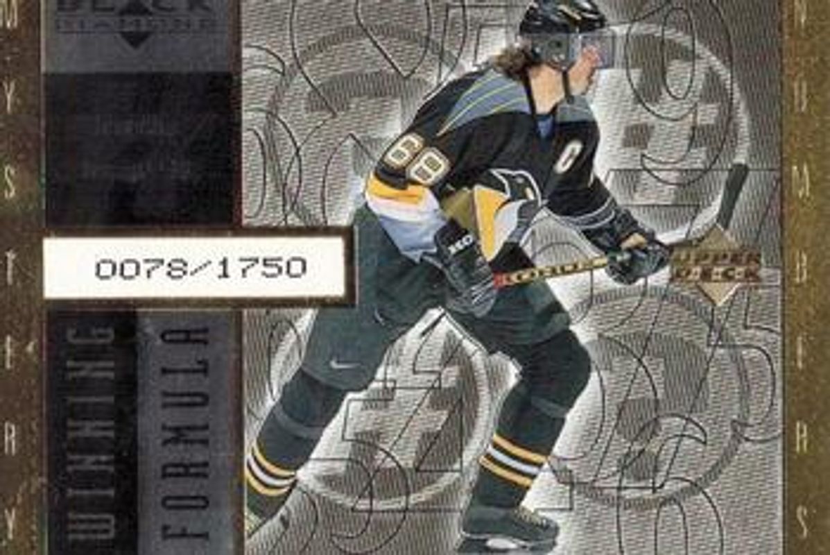 Jaromir Jagr 1998 UD Black Diamond #WF25 Winning Formula Gold /850 RAW